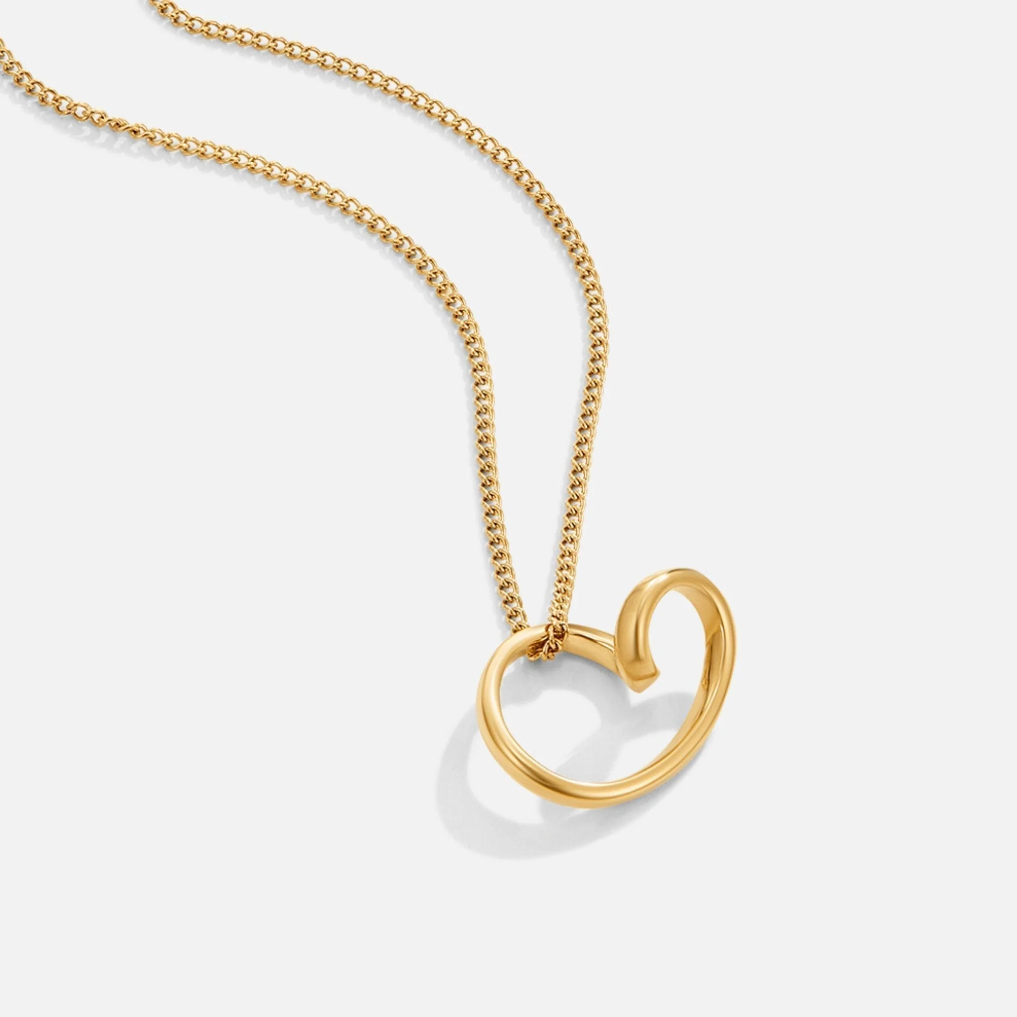 Collier Cœur Torsadé