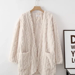 Veste polaire pyjama femme