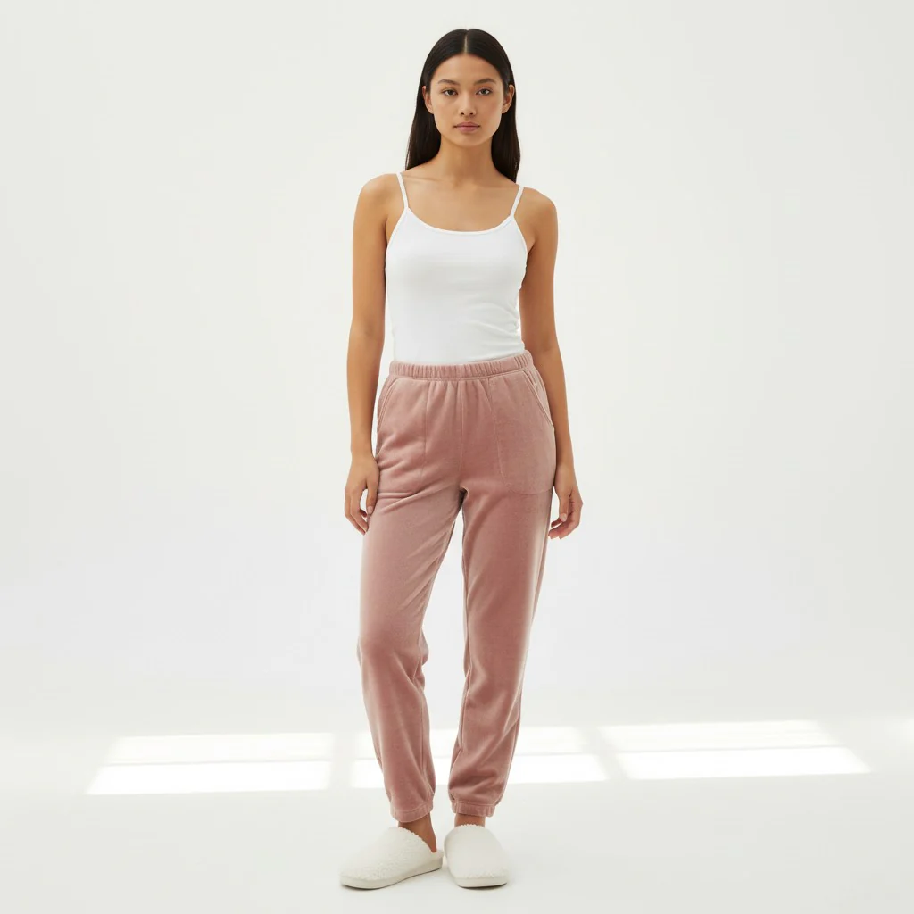 Pantalon Pyjama Polaire Femme Chaud – Brume d’Hiver – Image 5