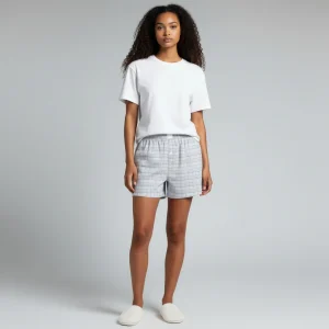 Short Pyjama à Carreaux – Style Serein